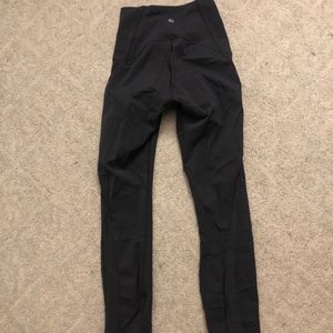 Lululemon fast and free grey high rise leggings